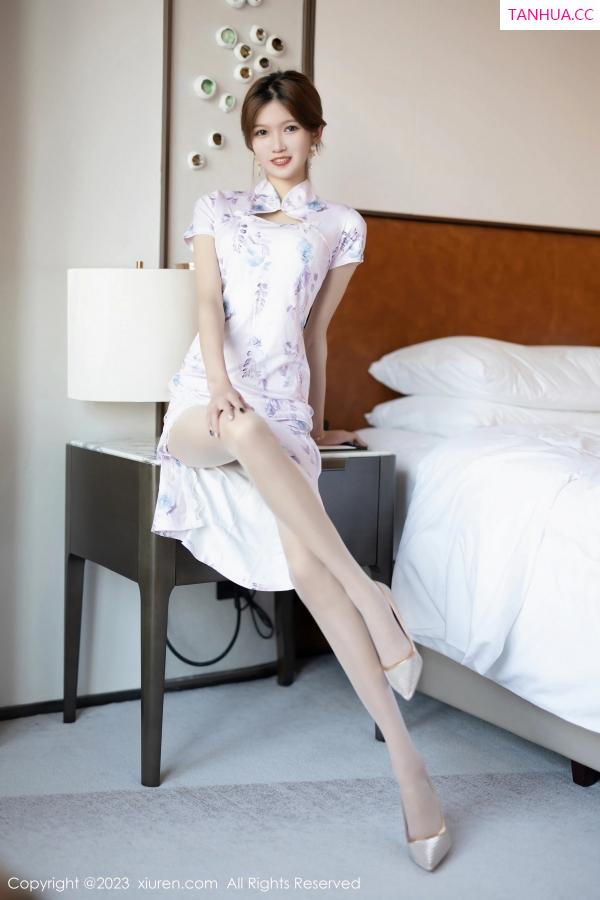   [XiuRen]高清写真图 2023.04.18 No.6591 程程程- 旗袍美腿第12张图片